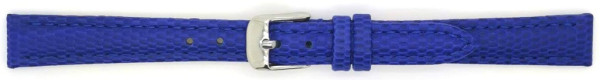 Horlogeband Kalfsleer met fijne Hagedis print 00095099 14 mm
