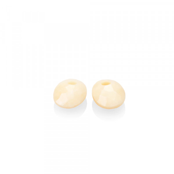 Sparkling Jewels - Oorbel Edelstenen EAGEM48-SO Beige Agate Twist