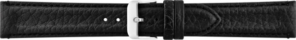 Horlogeband van Buffelleer met geribbelde opvulling 00007500 22 mm