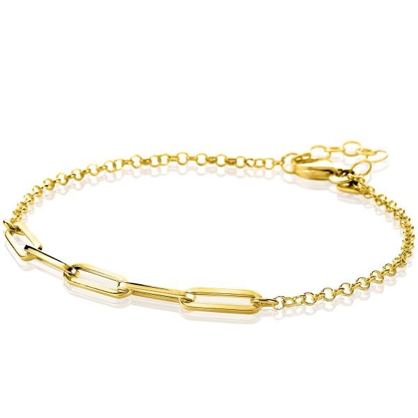 Zinzi - Gouden Armband ZGA286 For Ever Schakels 3,5 mm