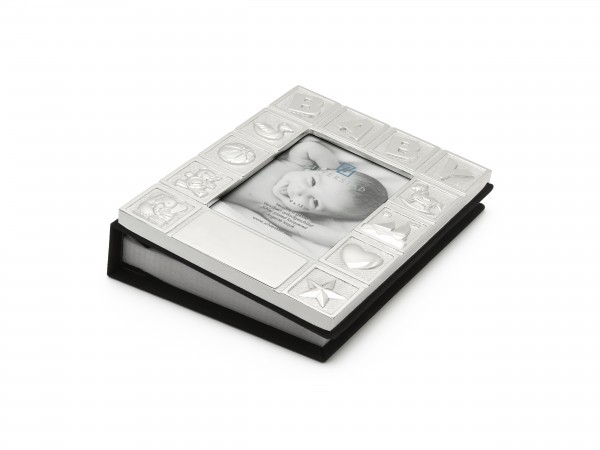 Zilverstad Fotoalbum Baby 9x13cm 70x - verzilverd