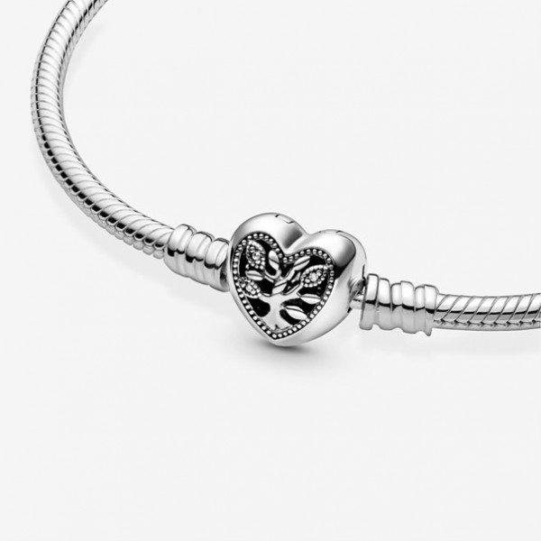 Pandora - Zilveren Snake Armband 598827C01-23 FamilyTree Hart