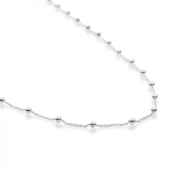 Sparkling Jewels - Zilveren Collier SNBS060 Balletjes