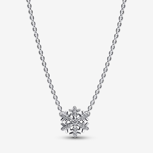 Pandora Sparkling Sneeuwvlokken Collier 392371C01-45
