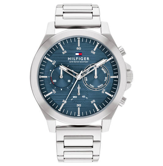 Tommy Hilfiger Herenhorloge LANCE Zilverkleurig 46 mm TH1710518