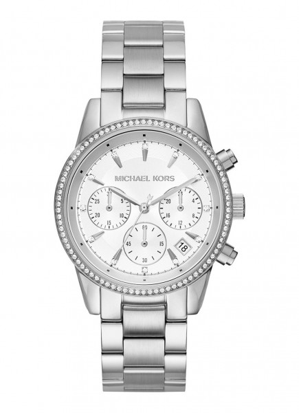 Michael Kors - Ritz MK6428 Dameshorloge - Zilverkleurig