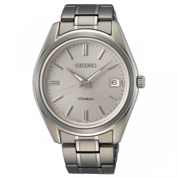 Seiko - SUR369P1 Herenhorloge - Zilverkleurig/ Grijs