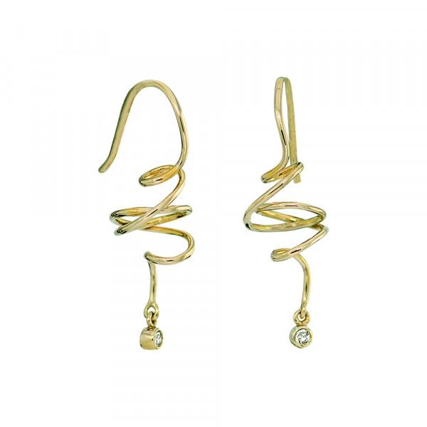 Rabinovich - Sparkling Dream 70304306 Goud Vergulde Oorhangers