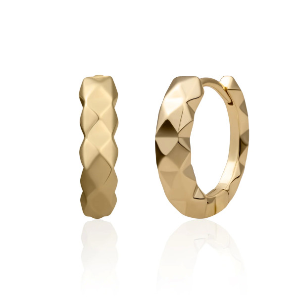 Sparkling Jewels Goudkleurige Creolen EAG29