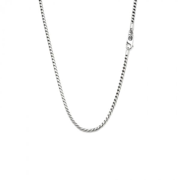SILK Zilveren collier 668 serie DUA 60cm