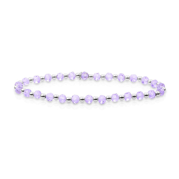 Sparkling Jewels - Interstellar Armband SB-GEM41-3MM-MIX Violet