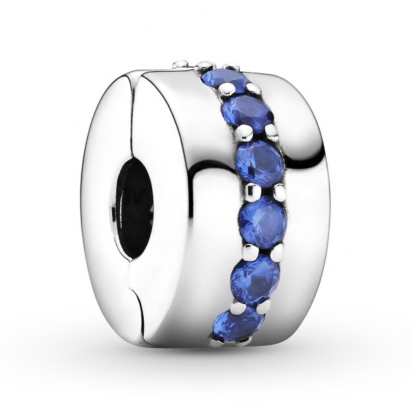 Pandora Moments - Clip Blauw Zirkonia 791972C01