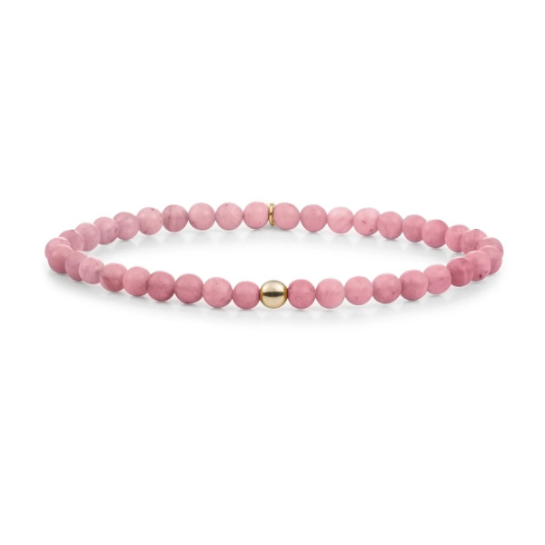 Sparkling Jewels Rhodonite Saturn Small Armband SBG-GEM24-ADD-4MM