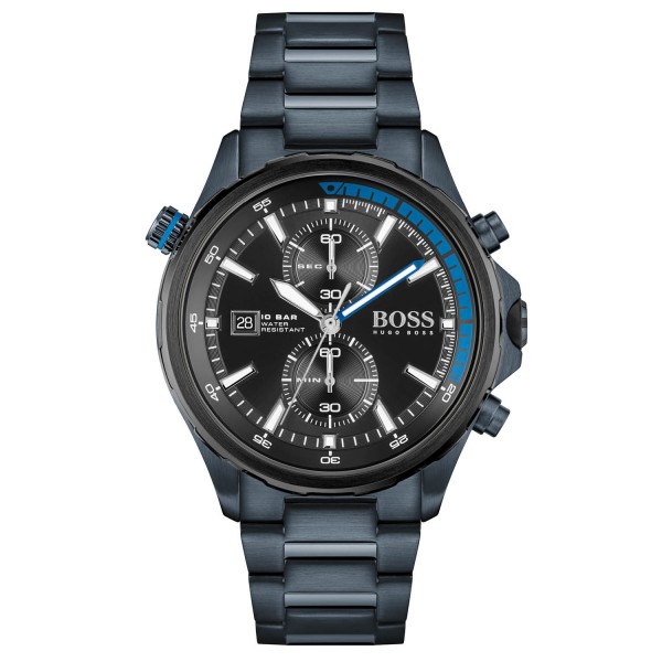 Hugo Boss - Globetrotter HB1513824 Herenhorloge - Zwart