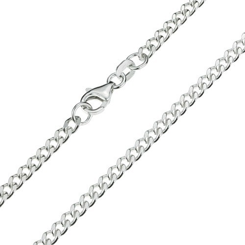 Gourmetcollier 60cm ZILVER / 3,2mm breed