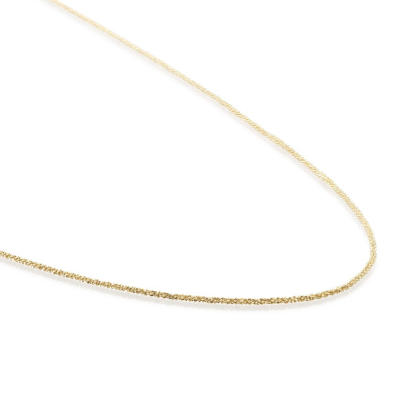 Sparkling Jewels Criss Cross Ketting Goudkleurig SNCG070 gold plated
