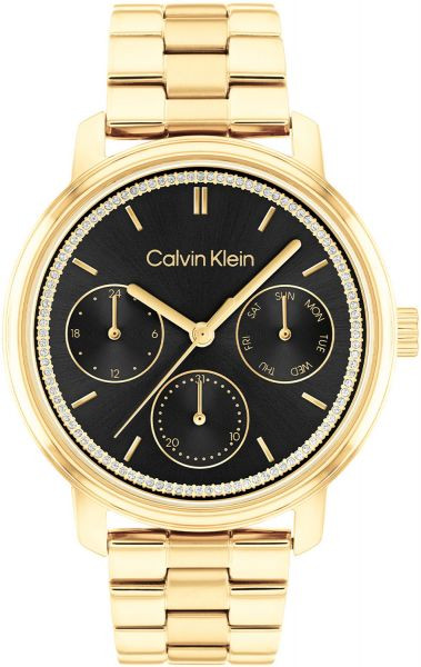Calvin Klein Goudkleurige Dameshorloge 38 mm Ck25200177