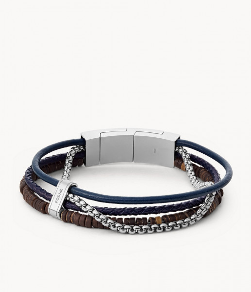 Fossil - Vintage Casual Multistrand JF04084040 Herenarmband