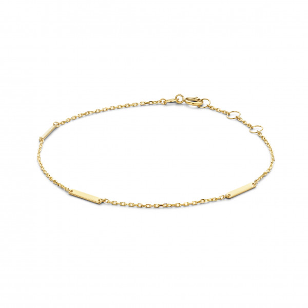 Jackie - Gouden Armband JKB21.101 Triple Bar