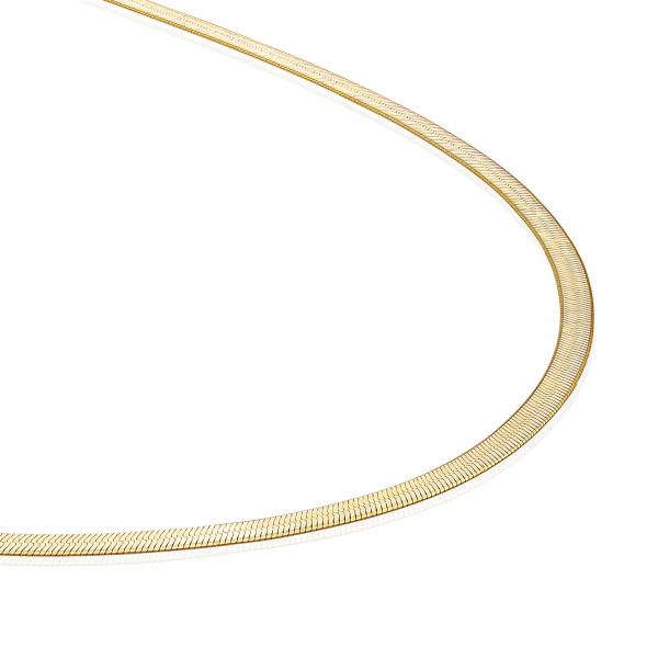 Sparkling Jewels Herringbone ketting Goudkleurig SN-HBG-045