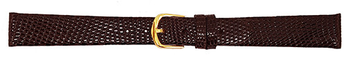 Hagedis horlogeband zonder vulling of stiksels 00170000 14 mm