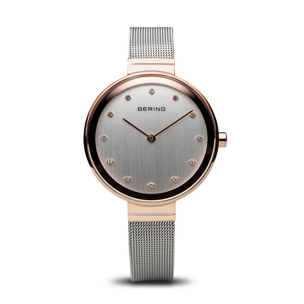 Bering - Classic 12034-064 Dameshorloge - Zilverkleurig