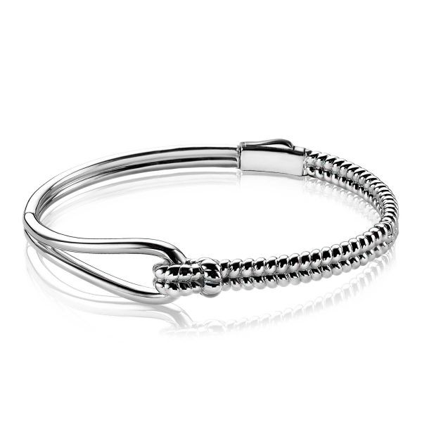 Mart Visser - Zinzi - Zilveren Armband MVA9 Rope Door Een Haak