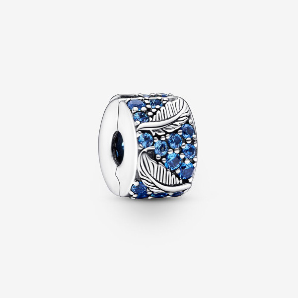 Pandora Ronde veer en pavé clipbedel 792552C01