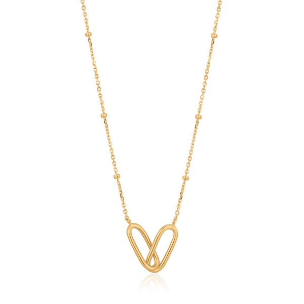 Ania Haie - Beaded Chain Link Ketting N021-01G Goudkleurig