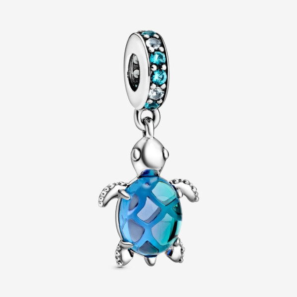 Pandora Muranoglazen Zeeschildpad Hangende Bedel 798939C01