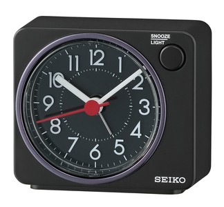 Seiko - Wekker QHE100K Zwart