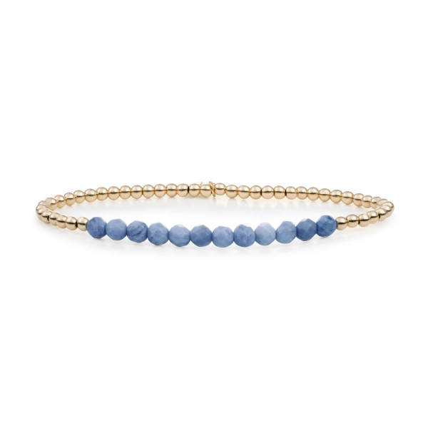 Sparkling Jewels Blue Aventurine Universe armband SBG-GEM37-3MM-LINE