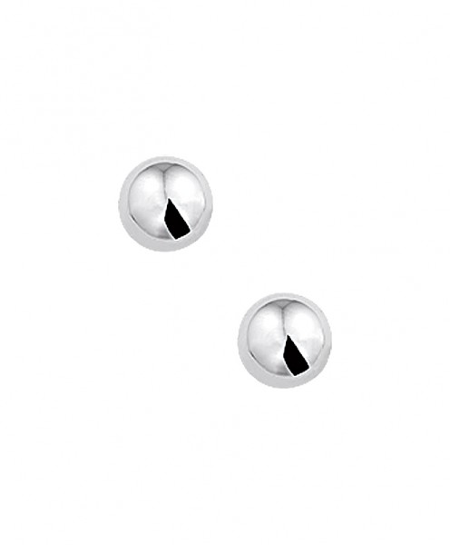Zilveren Oorknoppen Bolletje 5mm