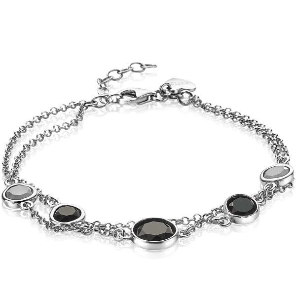 Zinzi - Zilveren Armband ZIA1937 Multi-Look Schakel