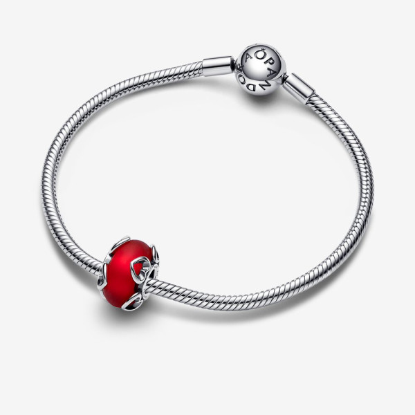 Pandora Matrode muranoglas en hartenbedel 792497C01