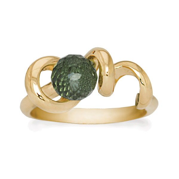 Rabinovich Ring soft-line Groene Kwarts