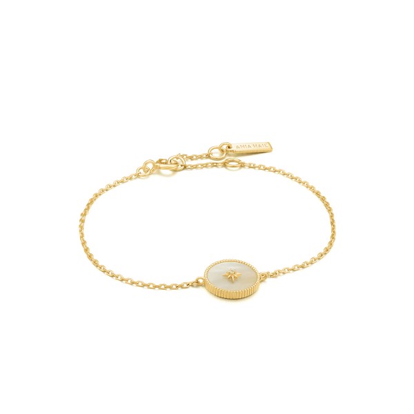 Ania Haie - Mother of Pearl Emblem Armband B022-02G