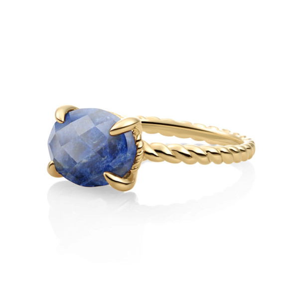 Sparkling Jewels Twist Ring Sodalite SRIG03-G20-56
