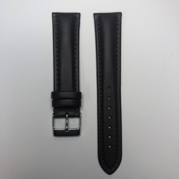 Remerko Horlogeband - Donker Bruin - 20mm