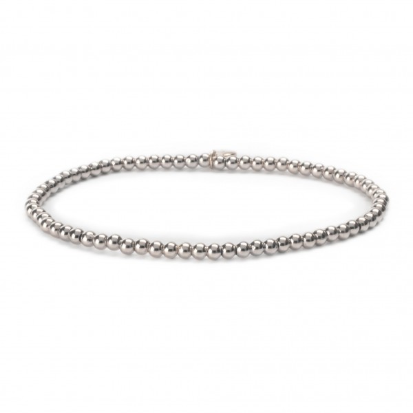 Sparkling Jewels Armband Saturn SB-S-3mm-ADD Silver Small