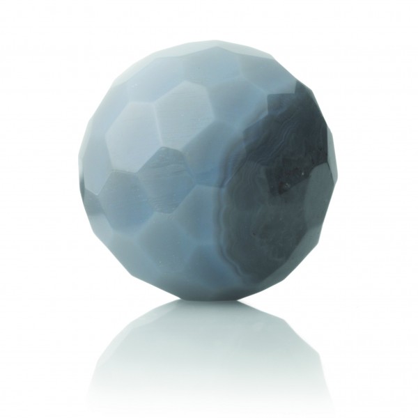 Sparkling Jewels Hanger Gemstone FCTGEM31 Grey Agate 20mm Facet