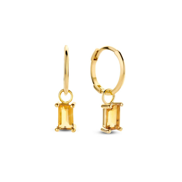 Jackie Gouden Medina Citrine Hoops JKE22.157