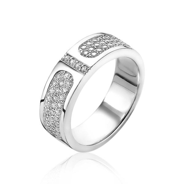 Zinzi - Zilveren Ring ZIR1957-56 Breed