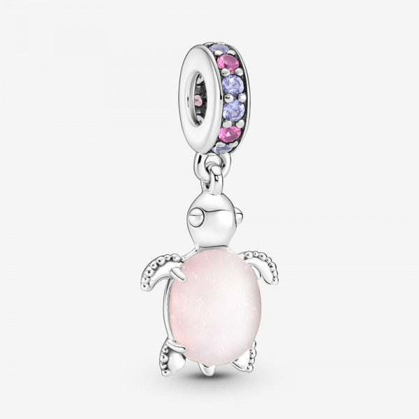 Pandora Moments - Zilveren Hangbedel Muranoglas Zeeschildpad * 798939C02