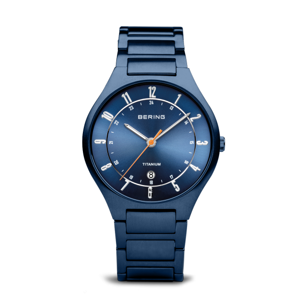 Bering - Titanium 11739-797 Herenhorloge - Blauw