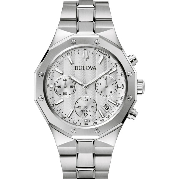 Bulova Precisionist Stalen Chronograaf Horloge 96B408