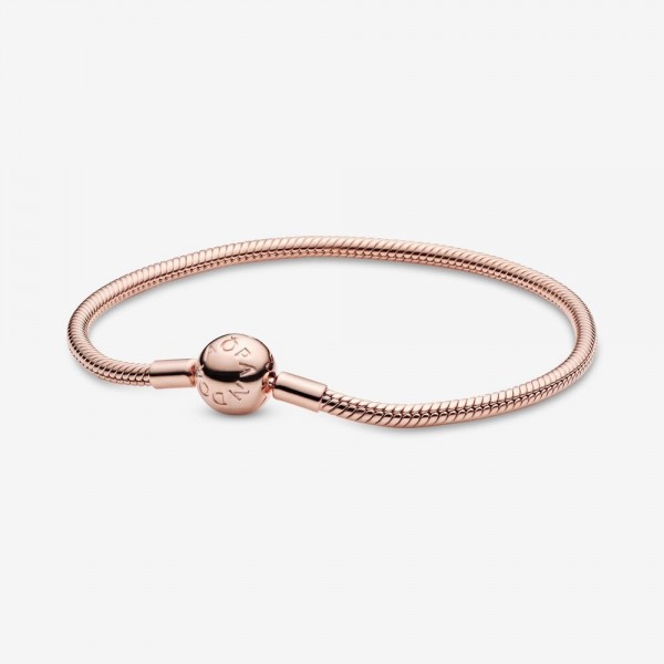 Pandora Moments - Rosékleurige Armband Snake Chain 580728-19