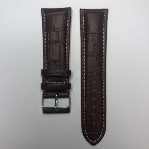 Remerko Horlogeband - Middden Bruin - 24MM