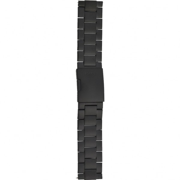 Fossil Nate Horlogeband Heren JR1401/FS4682 RVS Zwart 22mm