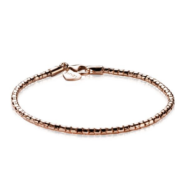 Zinzi - zilveren Armband ZIA1129R Rosékleurig Fantasie